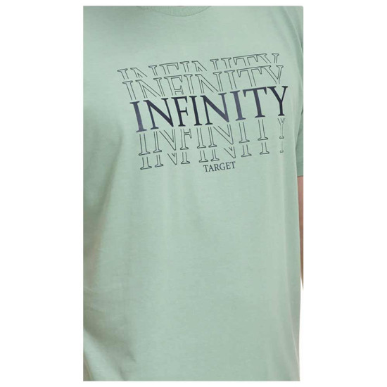 Target Ανδρική κοντομάνικη μπλούζα Single Jersey T-Shirt Infinity